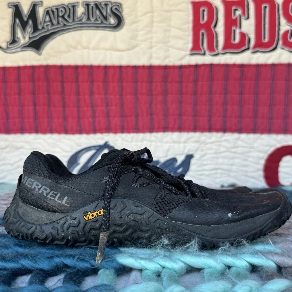 Merrell Women's Black Trail Running Shoes with Vibram Outsole